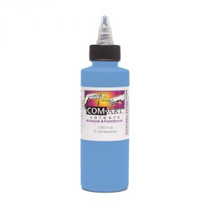 Com Art Colours Acrylic Transparent Utlramarine 4 oz