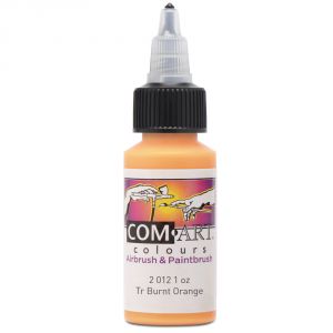 Com Art Colours Acrylic Transparent Burnt Orange 1 oz