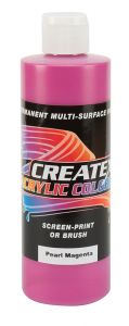 Createx Acrylic Colors Pearl Magenta, 8 oz.