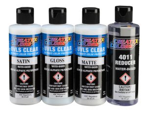 Createx Colors UVLS Clears Sampler Set, 4 oz.