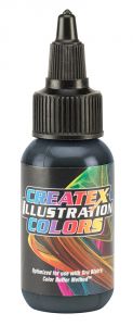 Createx Illustration Colors Opaque Black, 1 oz.