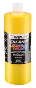Createx Airbrush Colors Transparent Brite Yellow, 32 oz.