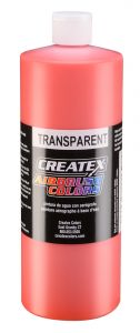 Createx Airbrush Colors Transparent Sunset Red, 32 oz.