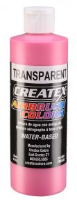 Createx Airbrush Colors Transparent Flamingo Pink, 8 oz.