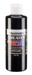 Createx Airbrush Colors Transparent Black, 4 oz.