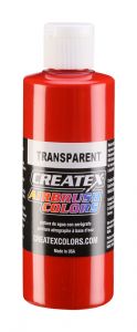 Createx Airbrush Colors Transparent Crimson, 4 oz.