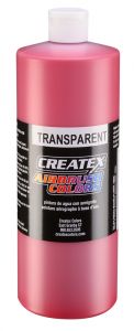 Createx Airbrush Colors Transparent Carmine, 32 oz.
