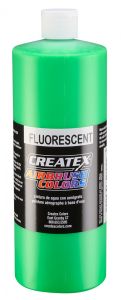Createx Airbrush Colors Fluorescent Green, 32 oz.