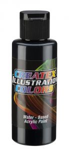Createx Illustration Colors Flat Black, 2 oz.