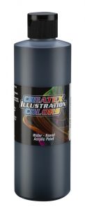 Createx Illustration Colors Flat Black, 8 oz.