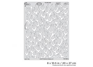 Artool  Flame-o-rama 2 Flamgasm Freehand Airbrush Template by Craig Fraser