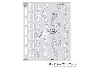 Artool FX3 Unchained Freehand Airbrush Template by Craig Fraser
