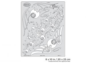 Artool Kustom Kulture Flyballz Freehand Airbrush Template by Craig Fraser