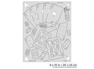 Artool Kustom Kulture Aces N' Eights Freehand Airbrush Template by Craig Fraser