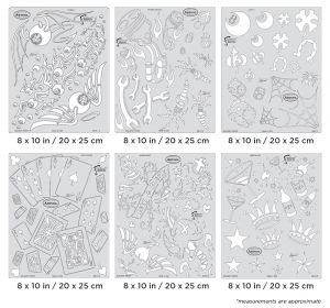 Artool Kustom Kulture Freehand Airbrush Template Set by Craig Fraser