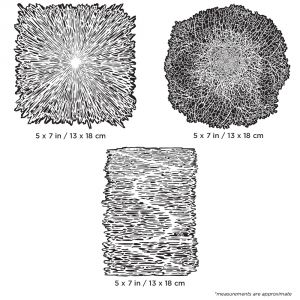 Artool  Texture FX 2 Mini Series Set Freehand Airbrush Template by Gerald Mendez