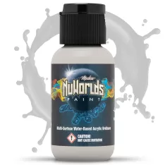 Medea NuWorlds Paint Zenith Light Grey 1 oz