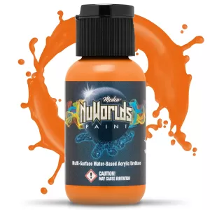 Medea NuWorlds Paint Impenetrable Orange 1 oz product imagery
