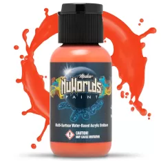 Medea NuWorlds Paint Impenetrable Red Orange 1 oz