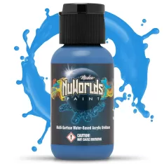 Medea NuWorlds Paint Impenetrable Light Blue 1 oz